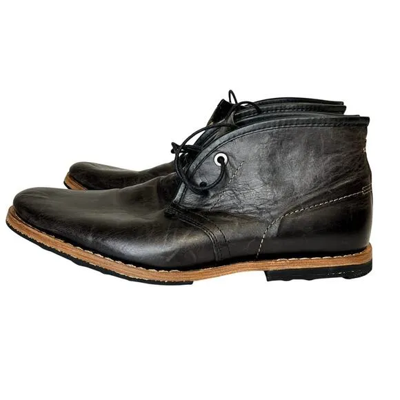 Timberland Wodehouse Chukka Leather Boots Mens Size 6 Dark Brown