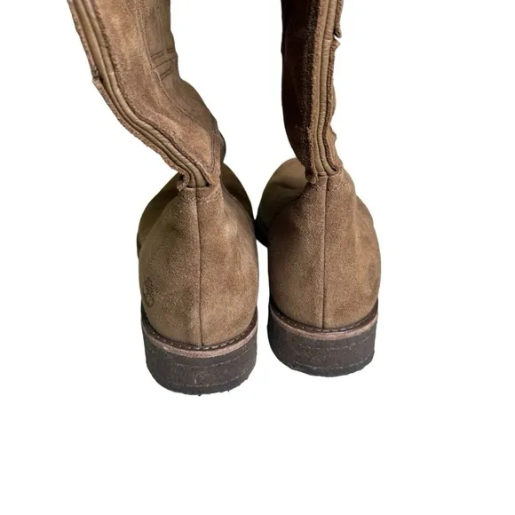 Timberland Women’s Patchwork Leather Boots. Size 9.5