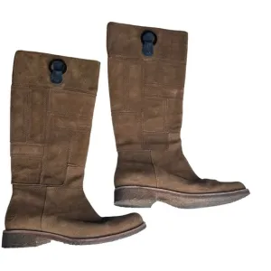 Timberland Women’s Patchwork Leather Boots. Size 9.5