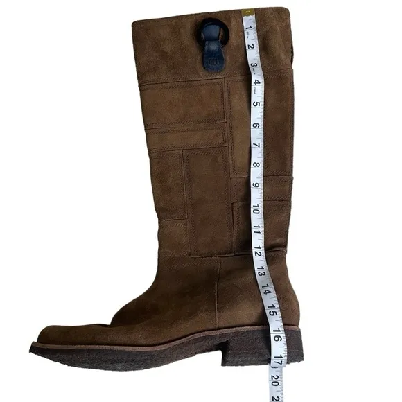 Timberland Women’s Patchwork Leather Boots. Size 9.5