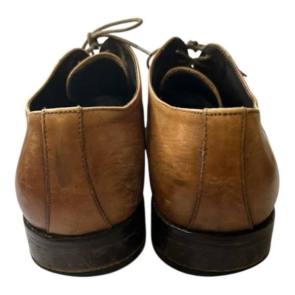 To Boot New York Adam Derrick brown leather cap toe dress shoes. Italy. Size 12