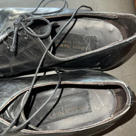 To Boot New York Adam Derrick Leather Black Dress Shoes