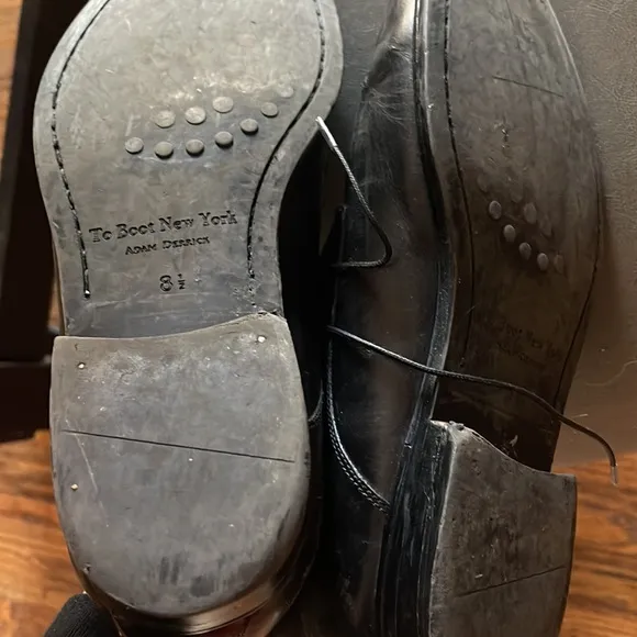 To Boot New York Adam Derrick Leather Black Dress Shoes