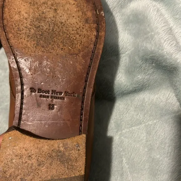 To Boot New York light Brown Penny Loafer Dress Shoes 13