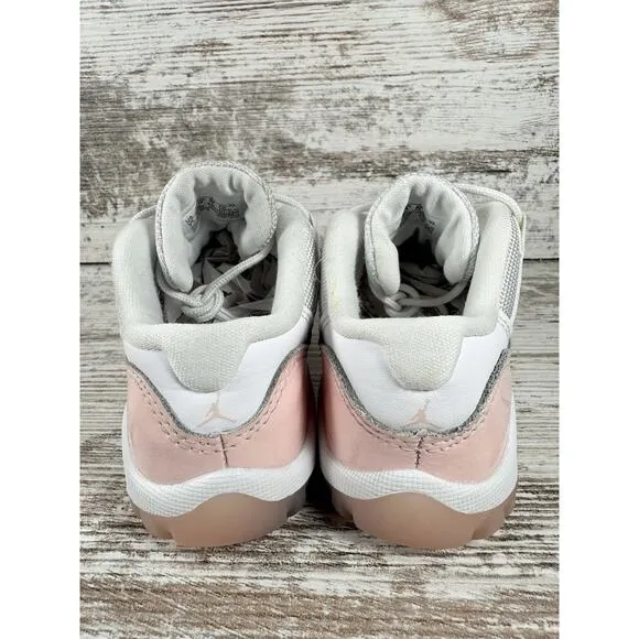 Toddler Nike Air Jordan 11 Retro Low 'Legend Pink' Pink/White Sneakers Sz 8C #2
