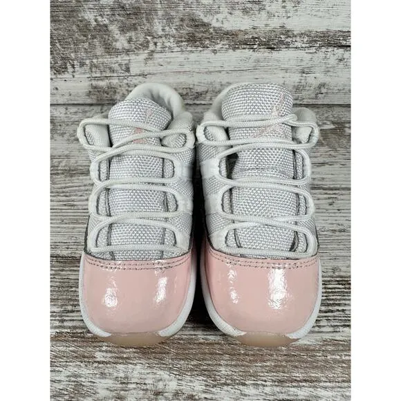 Toddler Nike Air Jordan 11 Retro Low 'Legend Pink' Pink/White Sneakers Sz 8C #2
