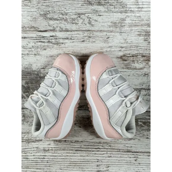 Toddler Nike Air Jordan 11 Retro Low 'Legend Pink' Pink/White Sneakers Sz 8C #2