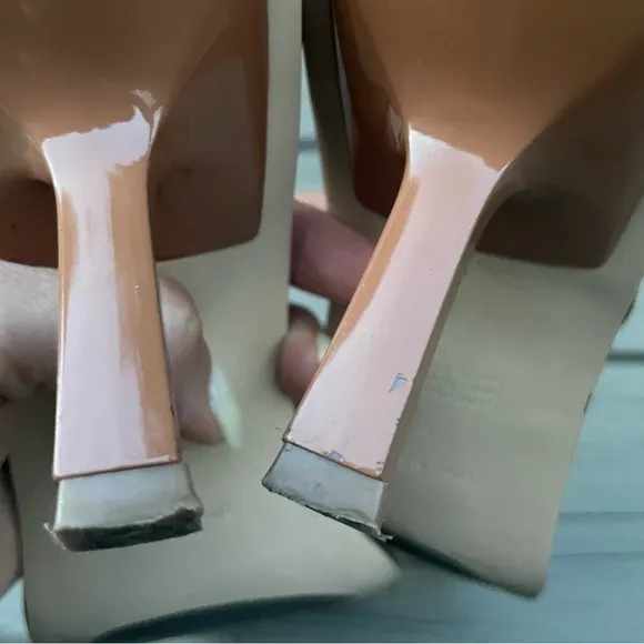 Tony Bianco Danni Strappy Sandal Heel Tan Como Leather Sandals Shoes Size 9