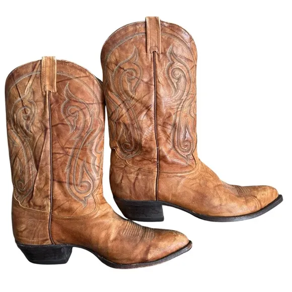 Tony Lama Vintage Boots 6123 Men's Size 12 EE Western Cowboy Boots