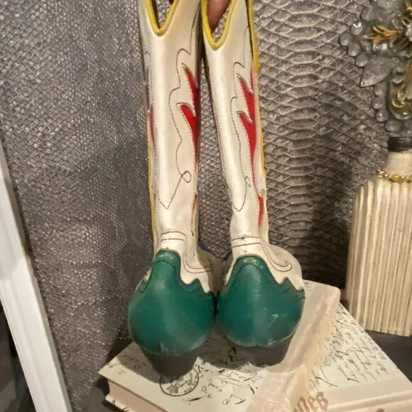 TORAL MULTICOLOURED BOOTS *VINTAGE*