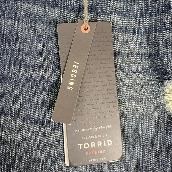Torrid Denim Skinny High Waisted Jeggings size 24