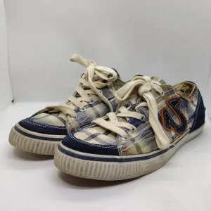 True Religion Plaid Lace Up Trainers Shoes Mens 10.5 Multicolor Boho Retro 90s