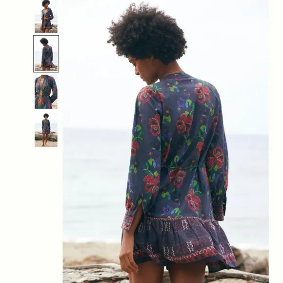 Tuckernuck Ro’s Garden Poplin Ines Anthropologie Dress Floral Edit Cotton XS S M