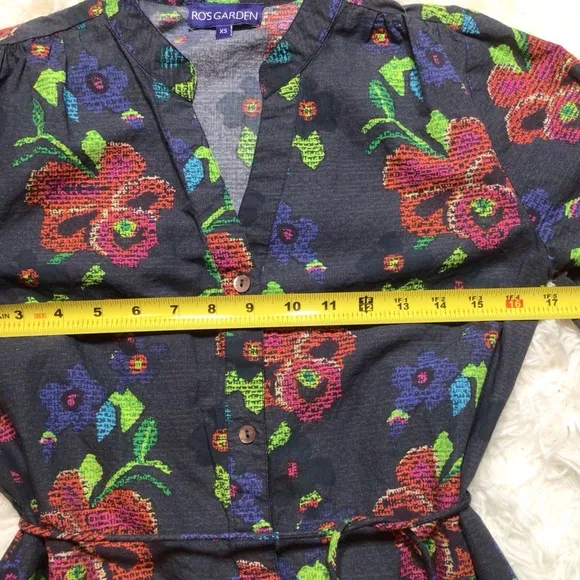 Tuckernuck Ro’s Garden Poplin Ines Anthropologie Dress Floral Edit Cotton XS S M