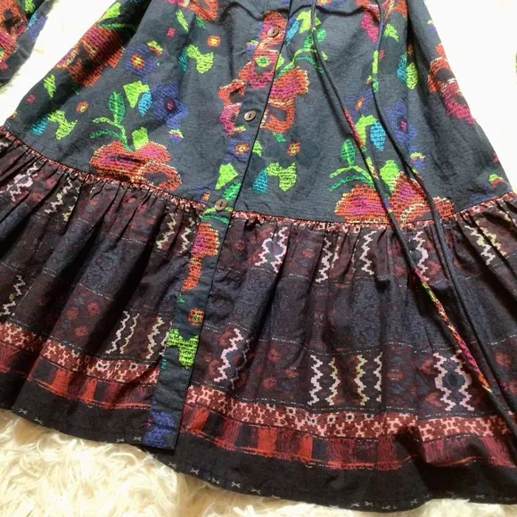 Tuckernuck Ro’s Garden Poplin Ines Anthropologie Dress Floral Edit Cotton XS S M