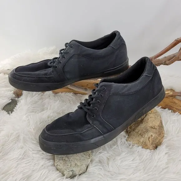 TUK canvas 90s retro shoes black