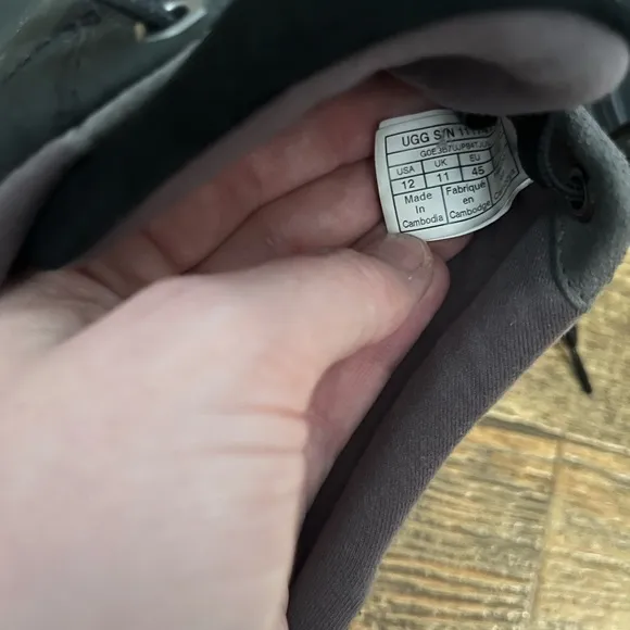 UGG Black Sneakers Low-Top Design