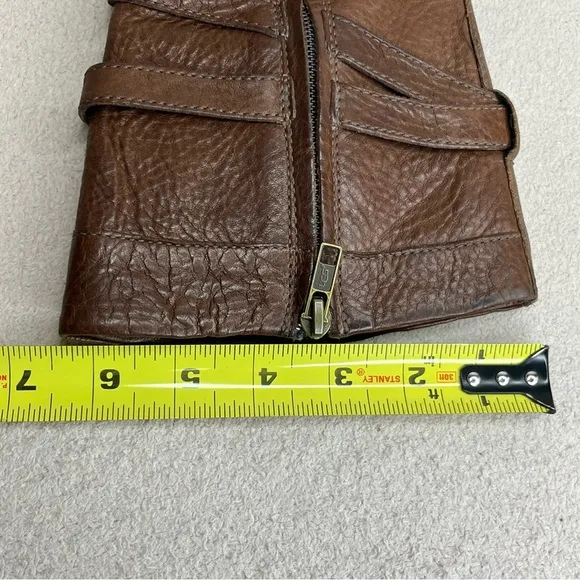 UGG Caroline Heeled Mid-Calf Boots-Brown Leather-Women’s 8-Classic-Y2K-Evening