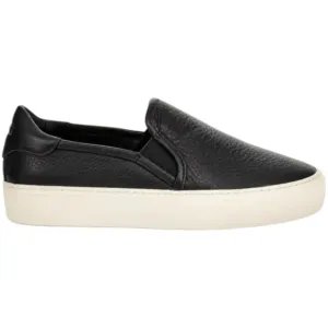 UGG Jass Black | White Leather Slip-On Comfort Shoes / Sneakers Women's Size 8