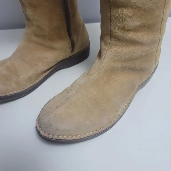 UGG 'Kiera' knee-high boots in tan suede size 8.5