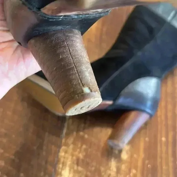 UGG | Vintage Black Suede Tall Boots with 3” Heel