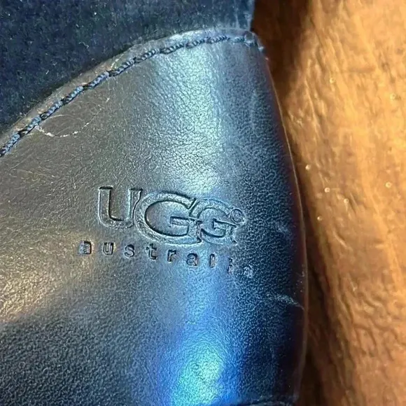 UGG | Vintage Black Suede Tall Boots with 3” Heel