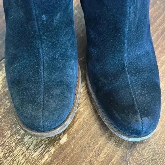 UGG | Vintage Black Suede Tall Boots with 3” Heel