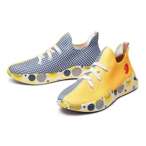 UIN Kid's Fashion Sneakers Casual Boys Girls Travel Shoes Mijas (Grey &amp; Yellow)