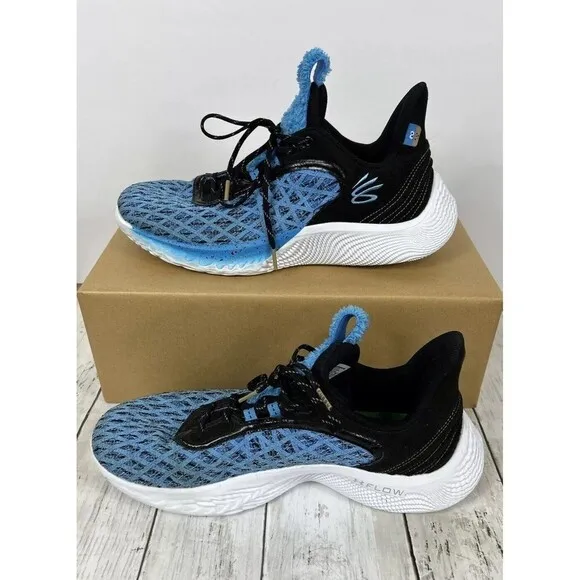 Under Armour Curry Flow 9 Cookie Monster Bball Shoes Sesame Street Shoe Size 12