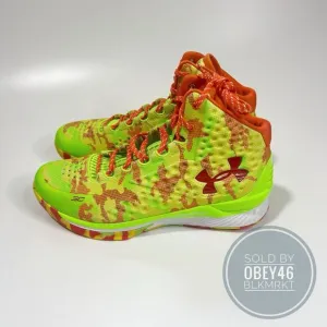 Under Armour x Sour Patch Kids Curry 1 Retro Basketball Shoes 3026196-300 Sz 11