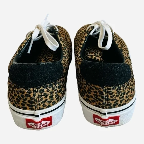 Unisex Shoes VANS Leopard Print Sneakers Lace Up Athletic Shoes Skateboard Shoes