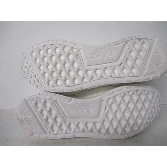 USED Adidas Men's NMD_V3 'Triple White' -Size 10.5