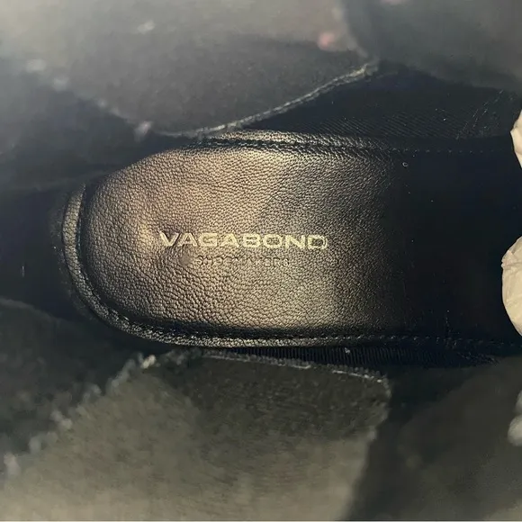 Vagabond Shoes Black Leather Chelsea Boots Ankle Classic Casual Womens Size 36