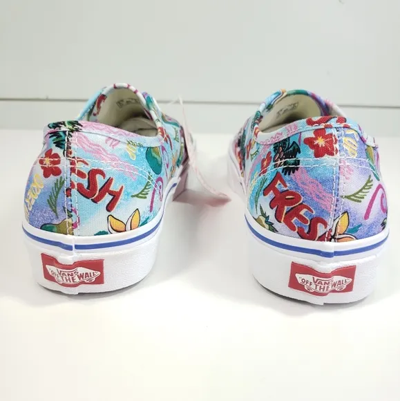 Vans Authentic Vans Market Tropic Hawaii Aloha Skateboard shoes Women's 7.5