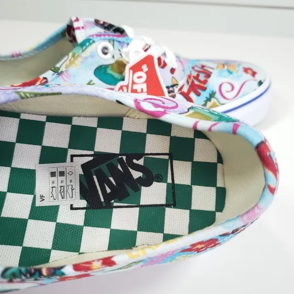 Vans Authentic Vans Market Tropic Hawaii Aloha Skateboard shoes Women's 7.5