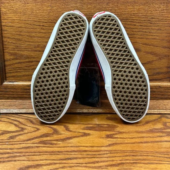 Vans Chukka Low Pro Dress Blues Racing Red Shoes