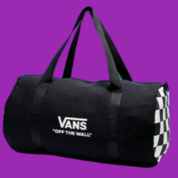 👦🏽VANS COLLECTORS💙EXCLUSIVE DUFFEL BAG CHECKER ON BOTH SIDES UNISEX BRAND NEW