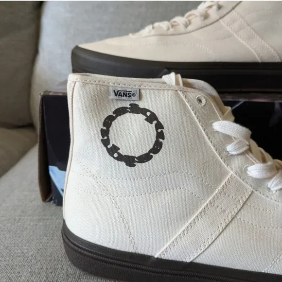 Vans Crockett Hi Decon Quasi Men White Popcush Skateboard Collaboration 012025