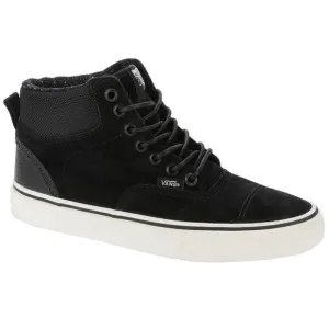 Vans Era-hi Pig Suede &amp; Nylon Black White Skateboard‎ Shoes Sneakers Size Mens 8