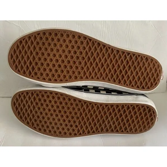 Vans Grosso Mid Skate‎ shoes Black White Checkerboard Size 12