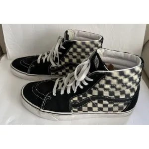 Vans Grosso Mid Skate‎ shoes Black White Checkerboard Size 12