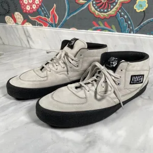 Vans Half Cab Skateboarding Shoes Ultracush Light Gray Black Sneaker Men Size 13