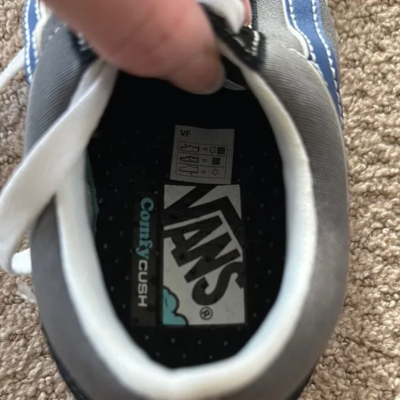Vans kids Black and Blue Sneakers