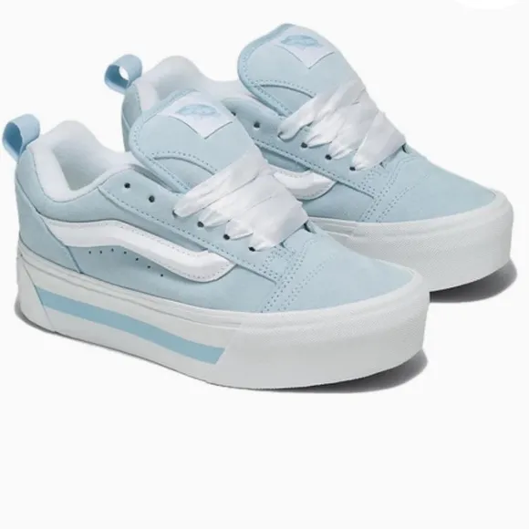 Vans Knu Stack Vintage Satin Shoes 'Dream Blue White Sz 7.5