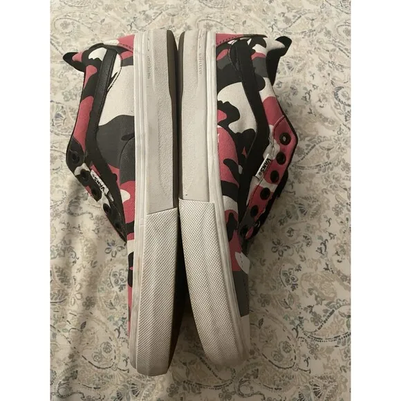 Vans Kyle Walker UltraCush Pro 721454 Pink/Black Camo Skateboard Shoes Size 9