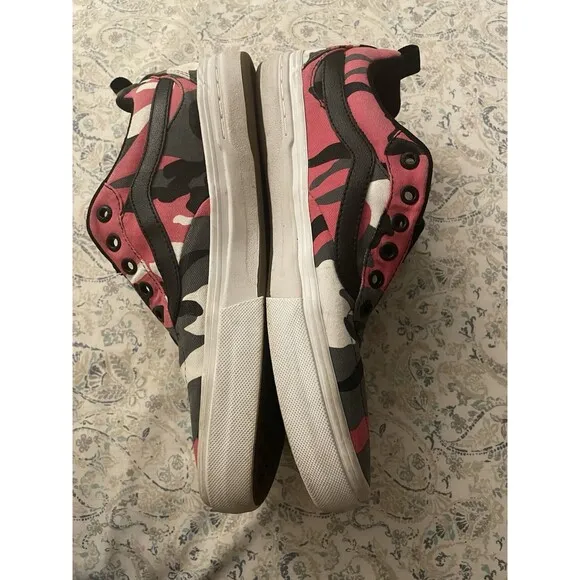 Vans Kyle Walker UltraCush Pro 721454 Pink/Black Camo Skateboard Shoes Size 9