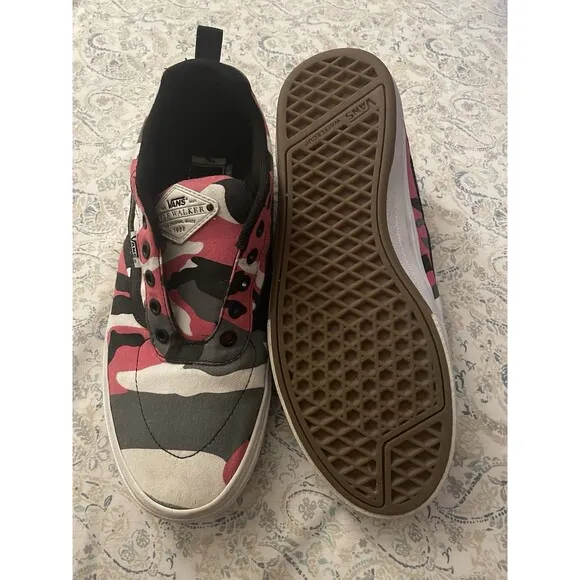 Vans Kyle Walker UltraCush Pro 721454 Pink/Black Camo Skateboard Shoes Size 9
