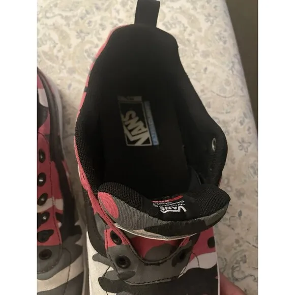 Vans Kyle Walker UltraCush Pro 721454 Pink/Black Camo Skateboard Shoes Size 9