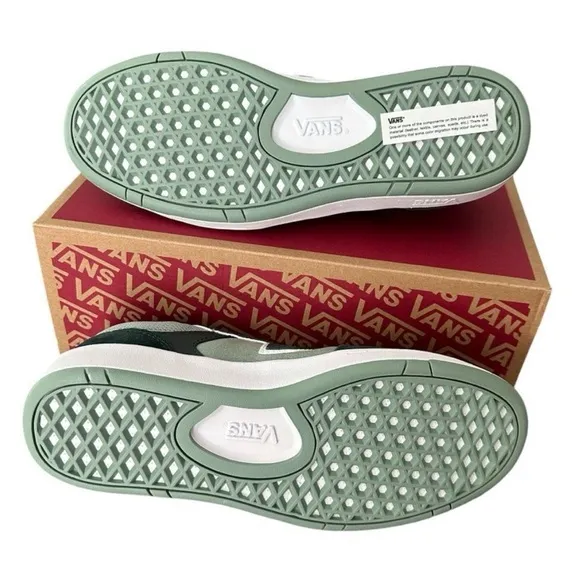 Vans Lowland New Varsity Green Gables Green Sneakers Shoes Men 8 Women 9.5