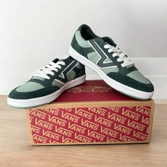 Vans Lowland New Varsity Green Gables Green Sneakers Shoes Men 8 Women 9.5